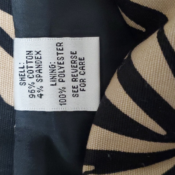 TALBOTS Printed Pencil Plus size Skirt 14 Brown - Picture 4 of 9